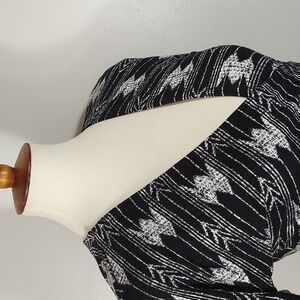 Dress: Geometric Monochromatic Tribal